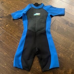 Small Blue and Black Wetsuit